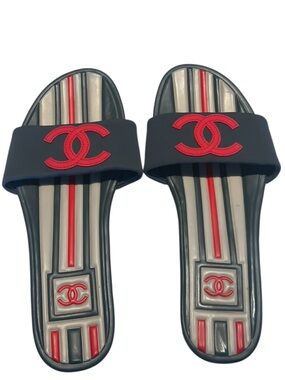 Chanel Sport CC Slide Sandals